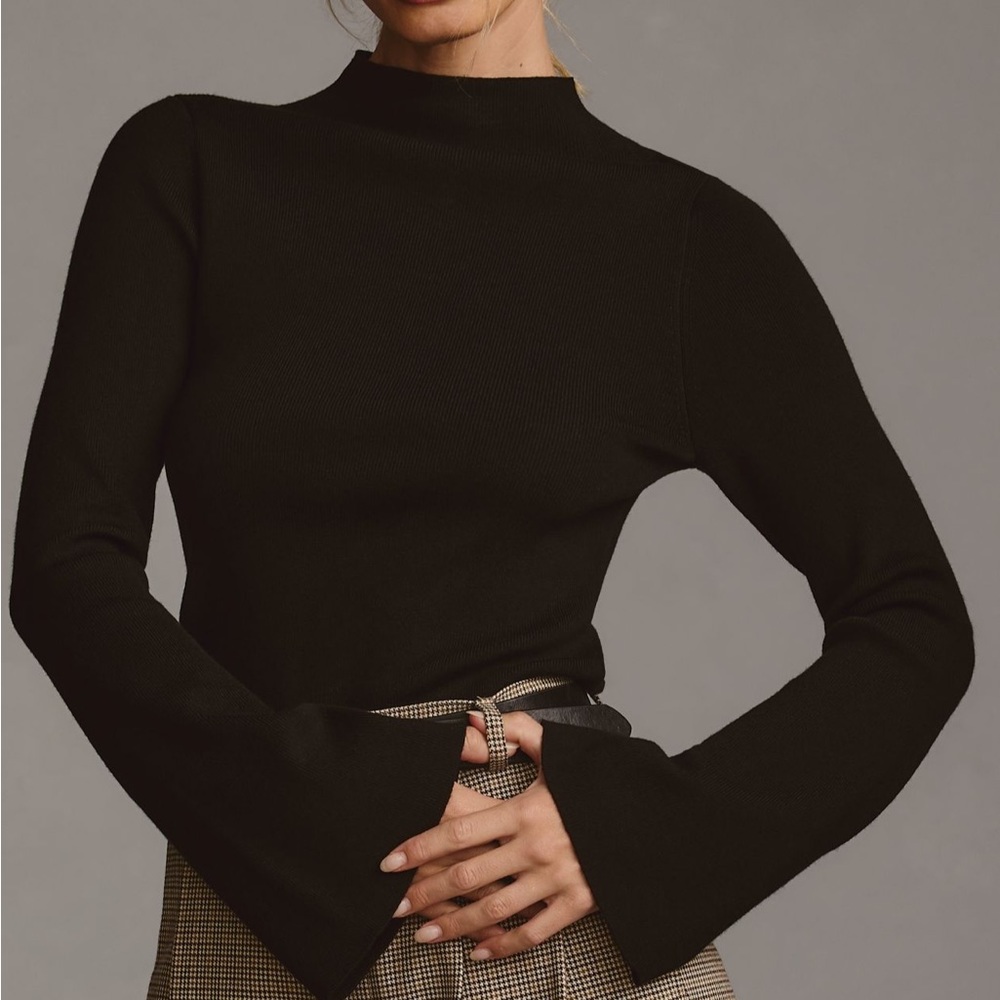 Anthropologie The Arlowe Bell Sleeve Sweater by Maeve
